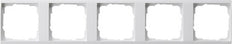 Gira 5-Fold Event Marco Transparente Intermedio Blanco - 1465723