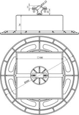 Soporte Dehn Para Conductor De Techo Con Placa De Soporte Y Bloque De Hormigón - 253229