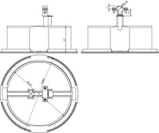 Soporte Dehn Para Conductor De Techo Con Placa De Soporte Y Bloque De Hormigón - 253239