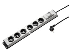 Regleta de enchufes Martin Kaiser de 8 vías con cable de 3 m GFCB de 16 A - 1037ZL8L-SW3 [10 Piezas]