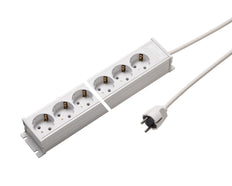 Regleta de 4 vías Martin Kaiser con persiana y cable de 1,5 m - 1102KZL4ws15 [10 Piezas]