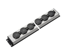 Regleta de 6 tomas Martin Kaiser con tapa abatible - 1059/6l-sw [10 Piezas]
