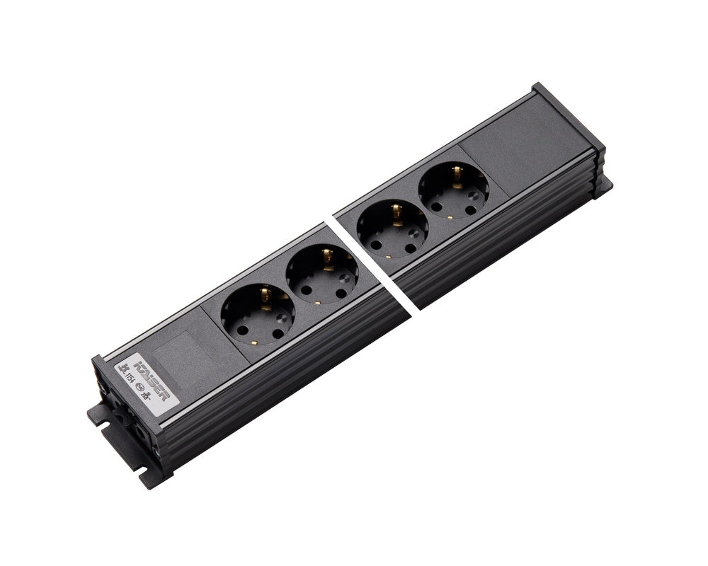 Martin Kaiser Regleta de 12 V sin interruptor Negro - 1154/12-2/sw [10 Piezas]