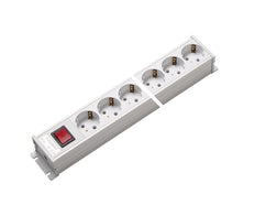 Regleta de 4 tomas de corriente con interruptor Martin Kaiser Blanco - 1101/4ws [10 Piezas]