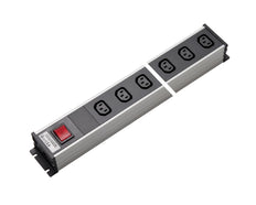 Martin Kaiser Regleta de 10 tomas de corriente IEC C13 con interruptor - 1121/10l-sw [10 Piezas]