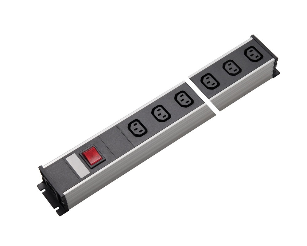 Martin Kaiser Regleta de 4 tomas IEC C13 con interruptor - 1125/4l-sw [10 Piezas]