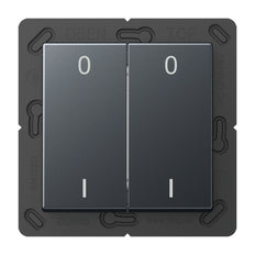 Transmisor de pared radiocontrolado ENO de Jung Símbolo de 4 canales - ENOA595-01ANM