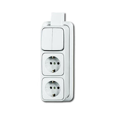 ABB Serie de interruptores y tomas de corriente combinados Busch-Jaeger - 2CKA001686A0017