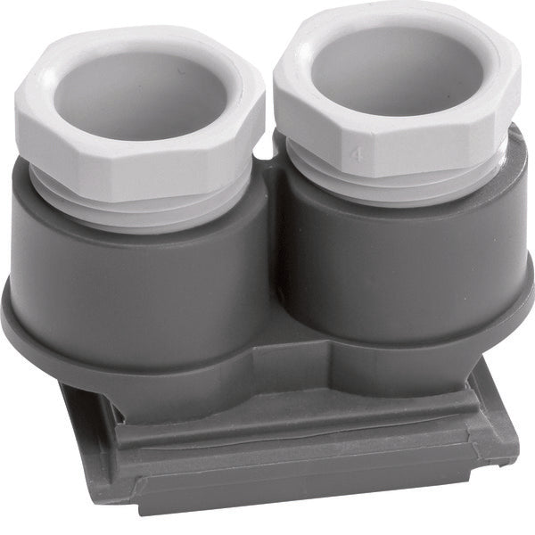 Hager Berker Entrada Doble Tubo M20X1.5 - 18893505 [2 piezas]