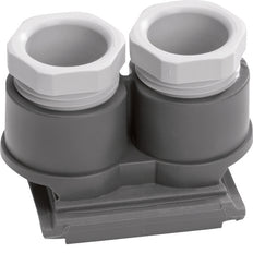 Hager Berker Entrada Doble Tubo M20X1.5 - 18893505 [2 piezas]