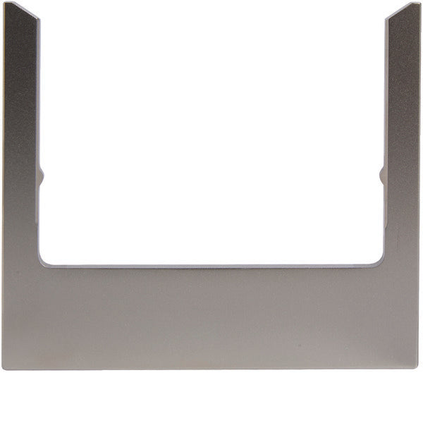 Hager Berker Marco de diseño angular de acero inoxidable - WD1263