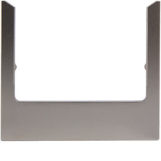 Hager Berker Marco de diseño angular de acero inoxidable - WD1263
