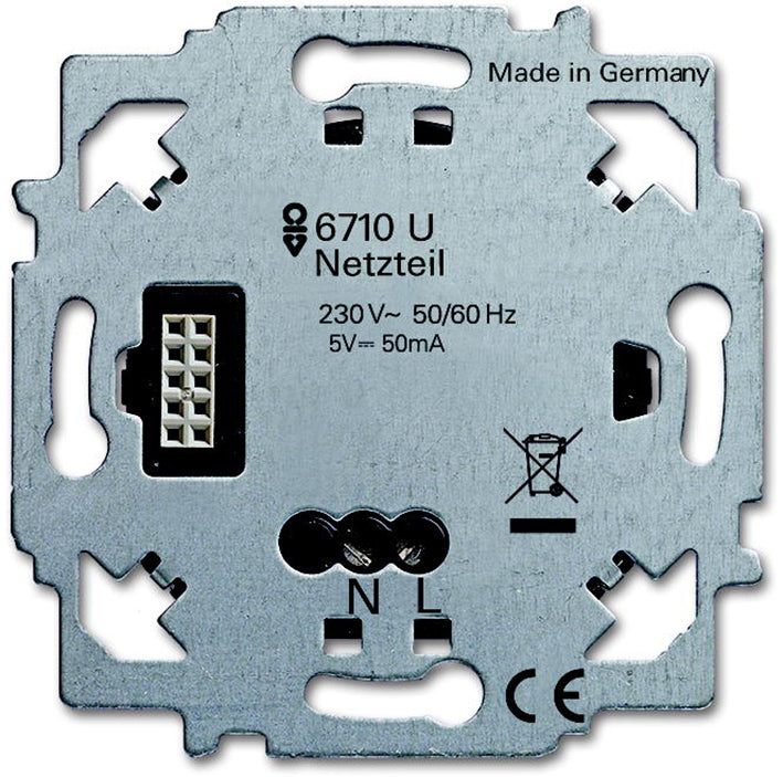 ABB Busch-Jaeger Zigbee Inserto de toma de alimentación 6710 U - 2CKA006710A0001