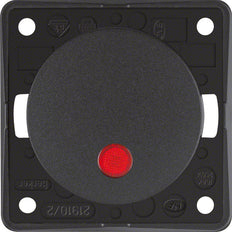 Hager Berker Integro Interruptor De Control 2P Con Lente Roja - 937522505