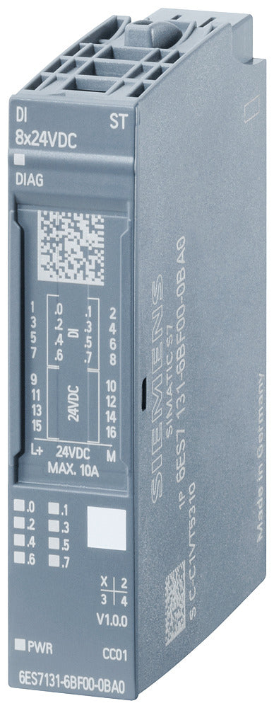 Siemens Et200Sp Módulo De Entrada Digital 8x24VDC Hf - 6Es71316Bf000Ca0