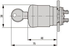 Eaton RMQ-Titan Botón De Parada De Emergencia IP66 38mm NC/NO - 216516