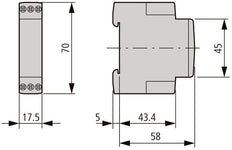 Relé De Temporización Multifunción ETR2 24-240 V CA/CC - 262689