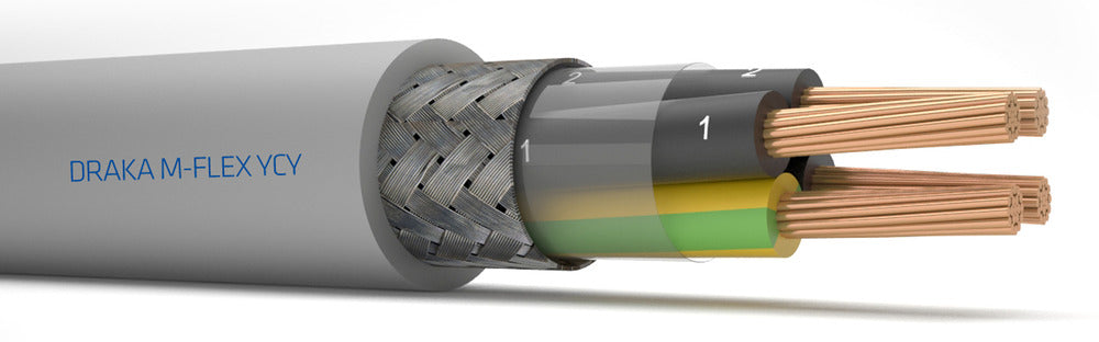 M-Flex YCY Cable De Control Apantallado 2x2.5mm² 300/500V - 131960 [10 Metros]