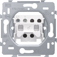 Base De Interruptor Monopolar 10 AX 250V Con Fijación Por Tornillo - 170-71101 [2 Piezas]