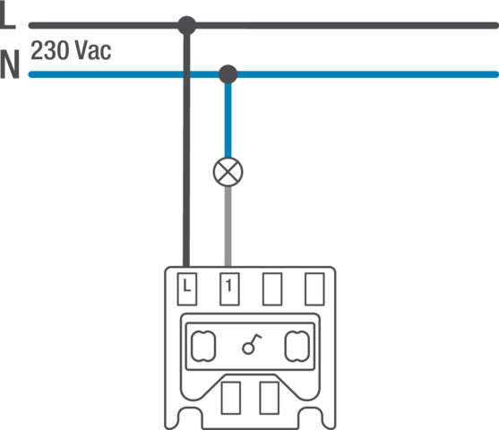 Base De Interruptor Monopolar 10 AX 250V Con Fijación Por Tornillo - 170-71101 [2 Piezas]