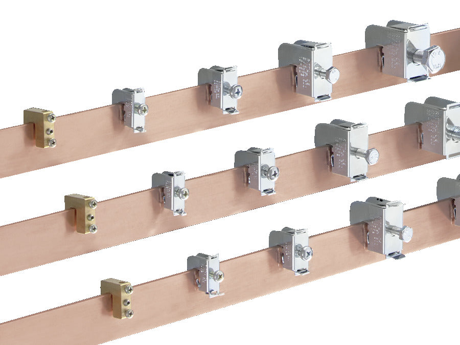 Rittal SV Abrazadera De Conductor 1-4mm² Montaje En Riel De 10mm - 3455500 [15 Piezas]