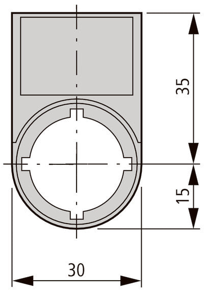 Eaton Rmq-Titan Soporte De Etiqueta Con Texto De Fallo - 216498 [5 Piezas]