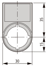 Eaton Rmq-Titan Soporte De Etiqueta Con Texto De Fallo - 216498 [5 Piezas]