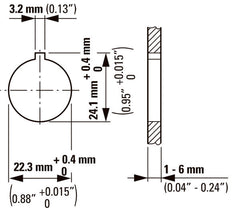 Eaton RMQ-Titan Soporte De Etiqueta De Parada 22mm - 216494 [5 Piezas]