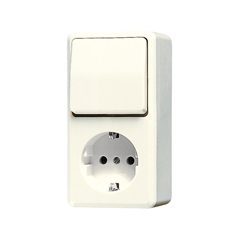 Jung Ap600 Interruptor Toma Combinado Blanco - 676A