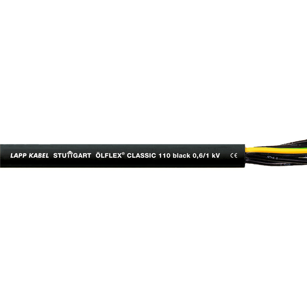 Lapp Olflex Classic 110 Negro 7G0.75 Cable De Control - 1120241 [20 Metros]