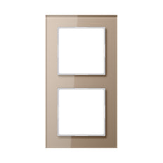 Jung A-Creation Marco Doble De Vidrio Tapa Champagne - AC582GLCH