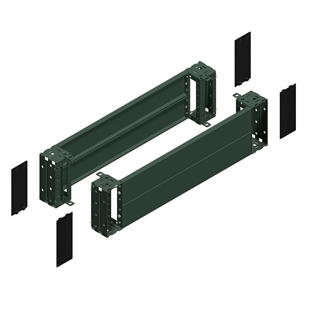 Kit De Zócalo Frontal Schneider Electric 1200x200mm Gris - NSYSPF12200