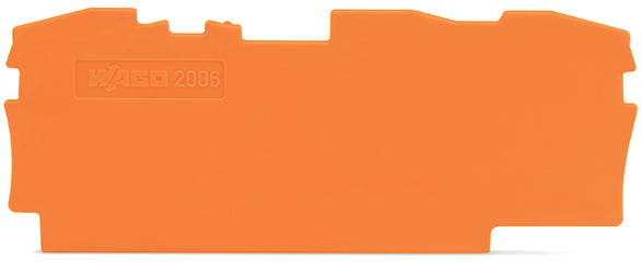 Wago TopJob S Fin Y Placa Intermedia 1mm Naranja - 2006-1392 [20 Piezas]