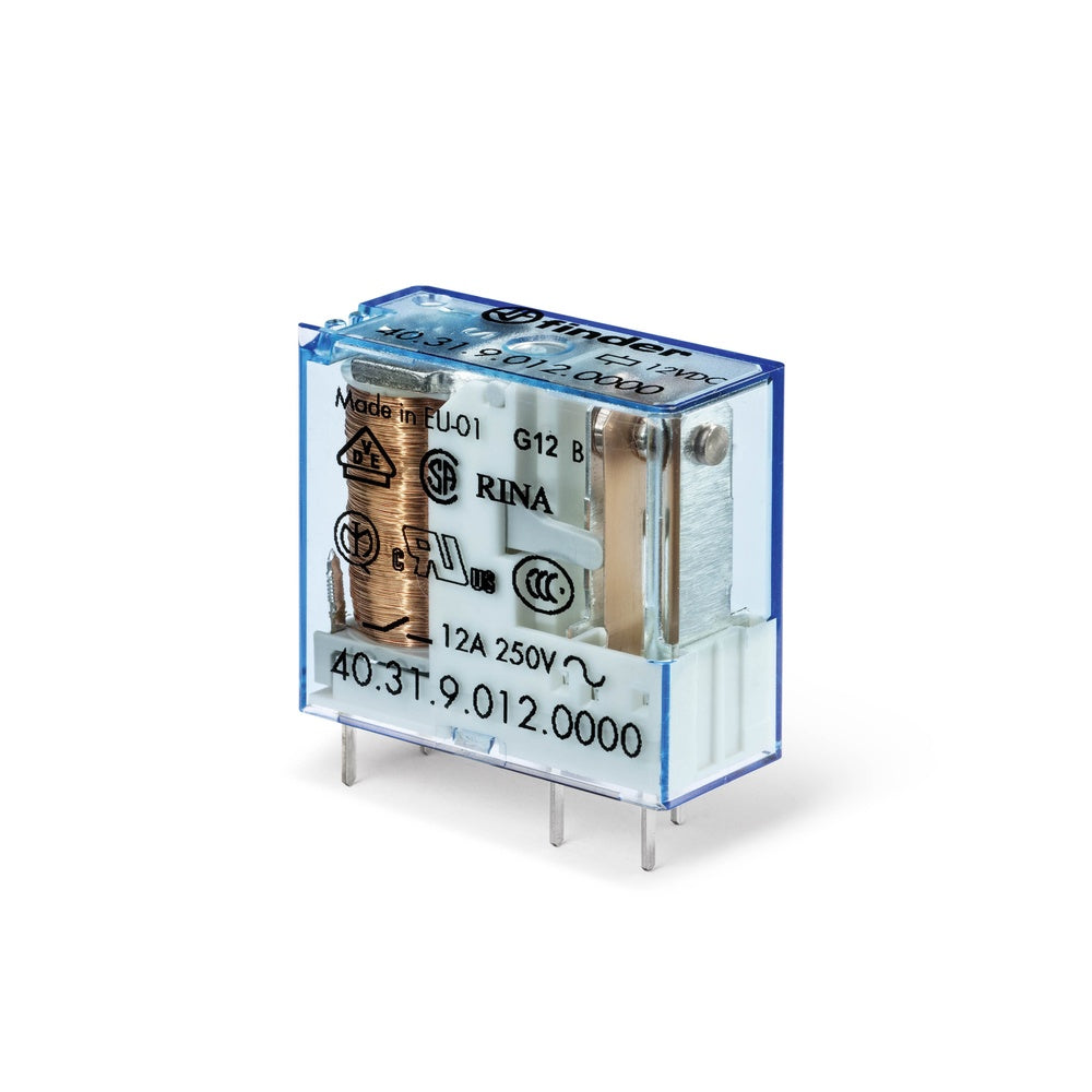 Relé PCB Finder 24 V CC 10 A Contacto Inversor Unipolar - 40.31.9.024.0000 [2 Piezas]