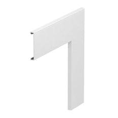 Cubierta De Ángulo Plano De Pvc Ral 9010 Blanco Puro - 6274490