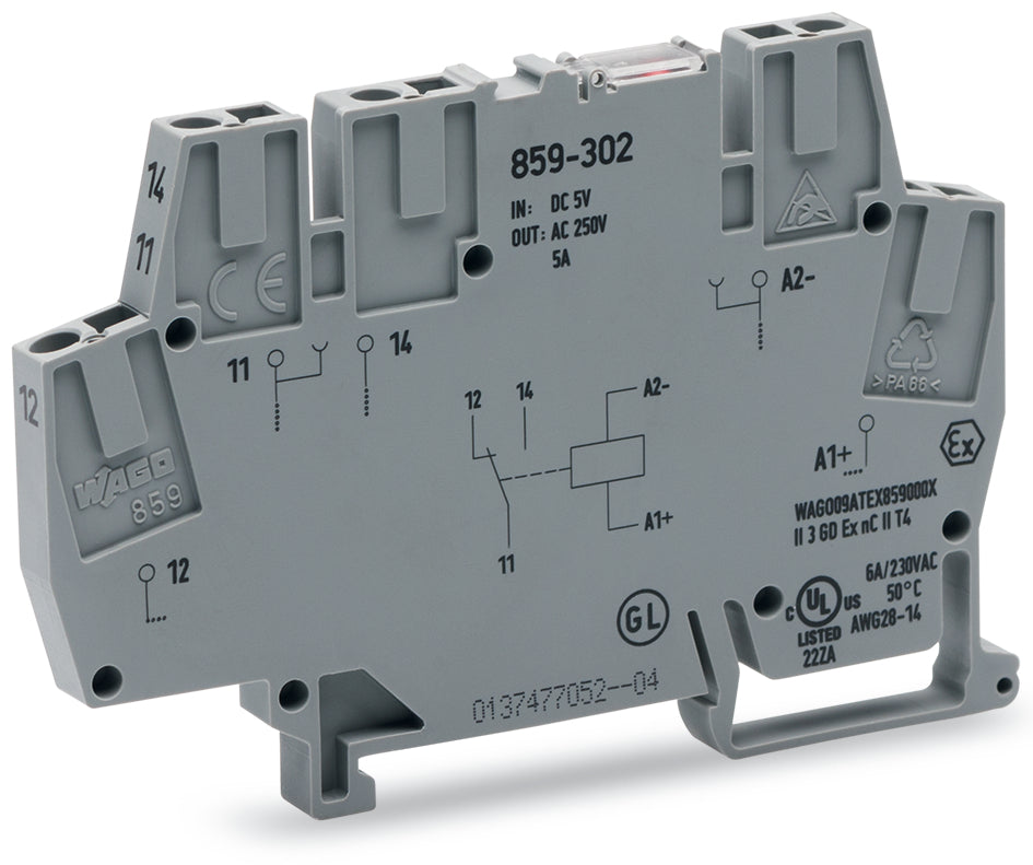 Módulo De Relé 24 V CC Con Indicador De Estado 6mm - 859-304