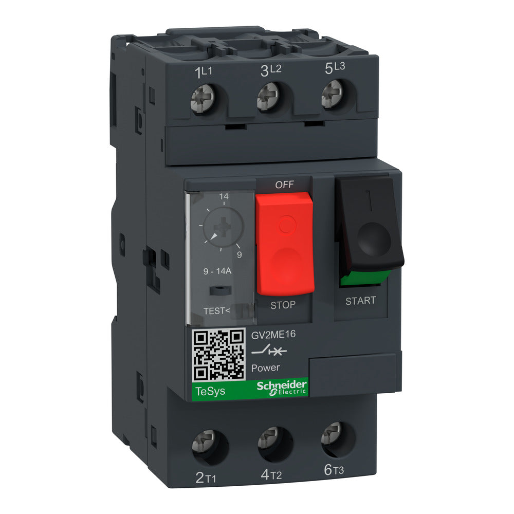 Schneider Electric GV2ME16 Interruptor De Circuito Para Motor 9-14A - GV2ME16