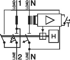 Eaton RCBO Digital 16A Curva B 100mA Monofásico - 168281