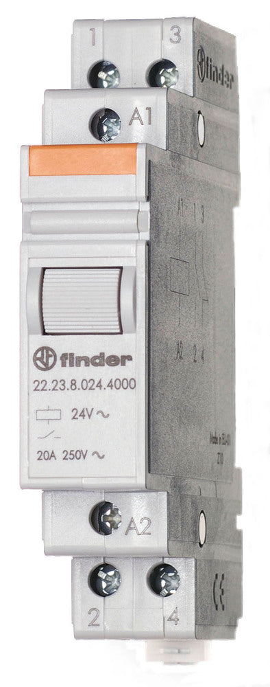 Finder 22.23 Relé De Potencia Industrial 20A 24VDC SPDT - 22.23.9.024.4000