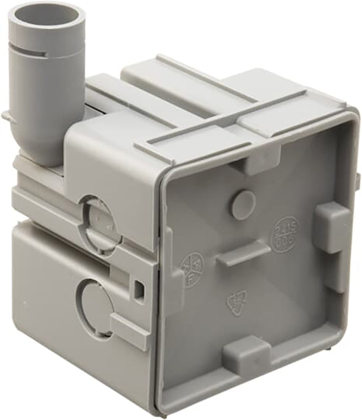 Caja De Conexiones De Montaje En Pared 16mm Entrada Única 58mm De Profundidad - 7126.330 [2 Piezas]