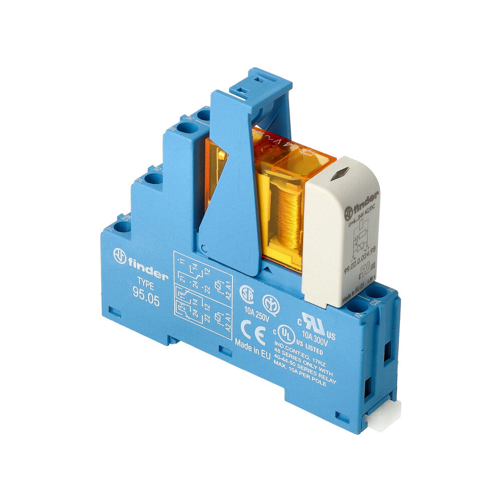 Finder 48.52 Módulo De Relé De Interfaz 2CO 8A 24VAC - 48.52.8.024.0060