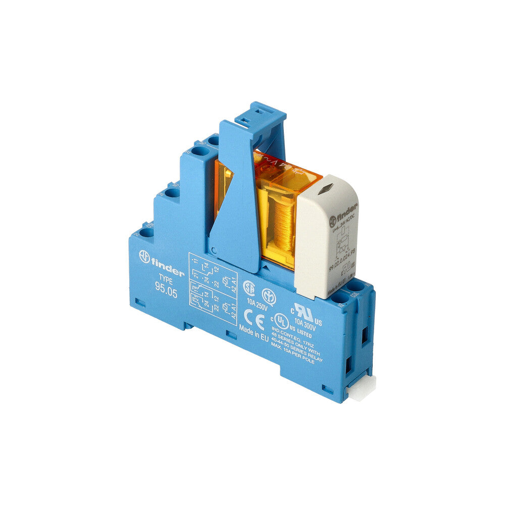 Finder 48.52 Módulo De Relé De Interfaz 2CO 8A 24VAC - 48.52.8.024.0060