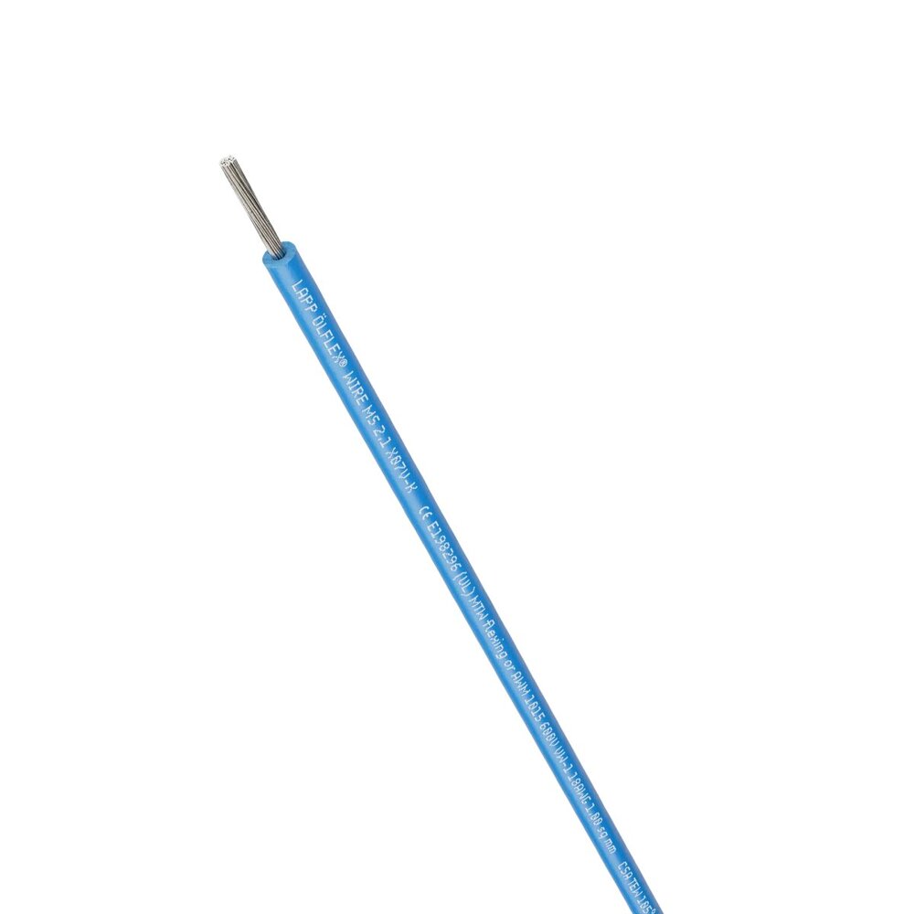 Multi Estándar Cable Monocore PVC 1mm² Azul 100M - 4160302 [100 Metros]