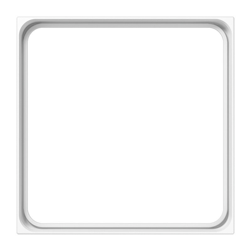 Jung LS990 Blanco Alpino Fijación CD500 - LS981ZWW [2 Piezas]