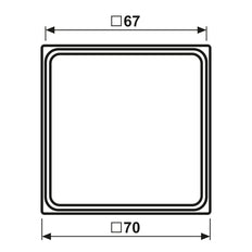 Jung LS990 Blanco Alpino Fijación CD500 - LS981ZWW [2 Piezas]