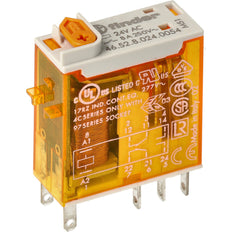 Finder 46.52 Relé Industrial 2Co 8A 24Vac Con Led - 46.52.8.024.0054