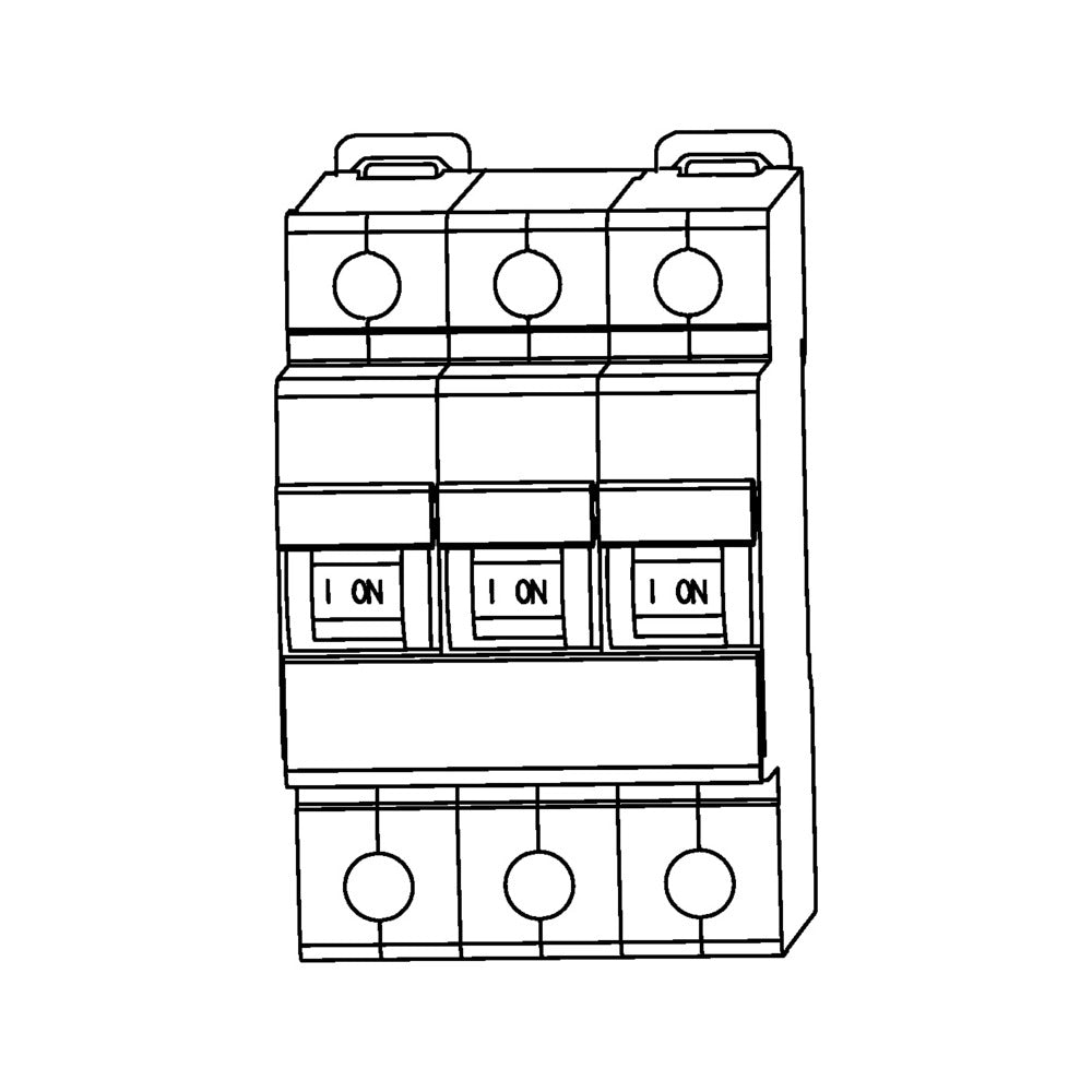 Interruptor Automático Doepke DLS 6i 32A 3-Polos 10kA Curva C - 09916296
