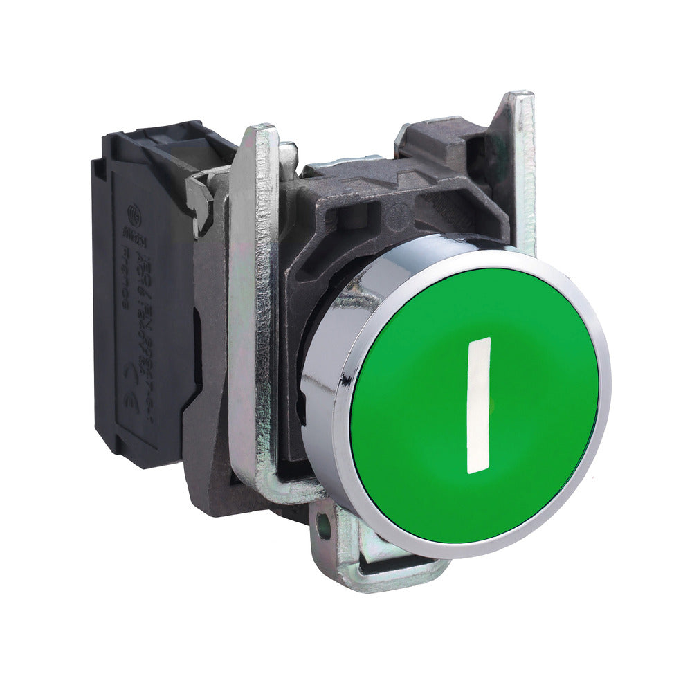 Schneider Electric XB4BA3311 Interruptor De Botón Verde - XB4BA3311