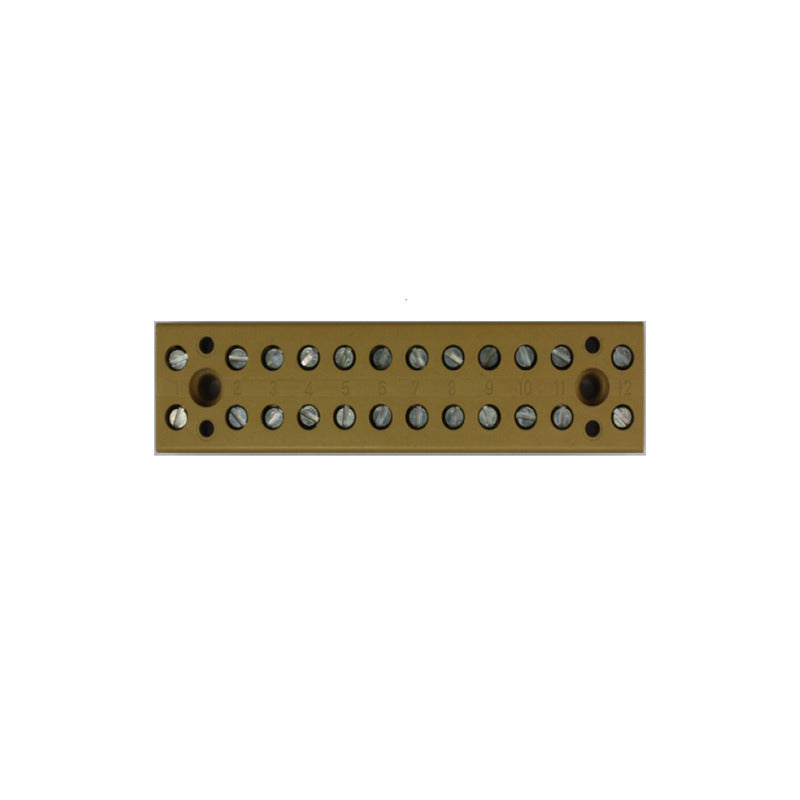 Regleta De Terminales De 12 Polos 4mm² 400V Conexión A Tornillo - 0625320000