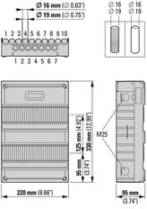 Eaton S55 Flex 6 Grupo Tablero De Distribución 1P 3P MCB - 1968217